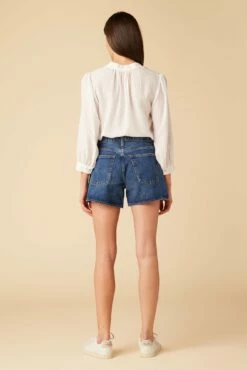 AGOLDE Parker Long Denim Short - Enamor -AMOUR VERT Sales 3RDPA6015 Parker Long Short Enamor 3