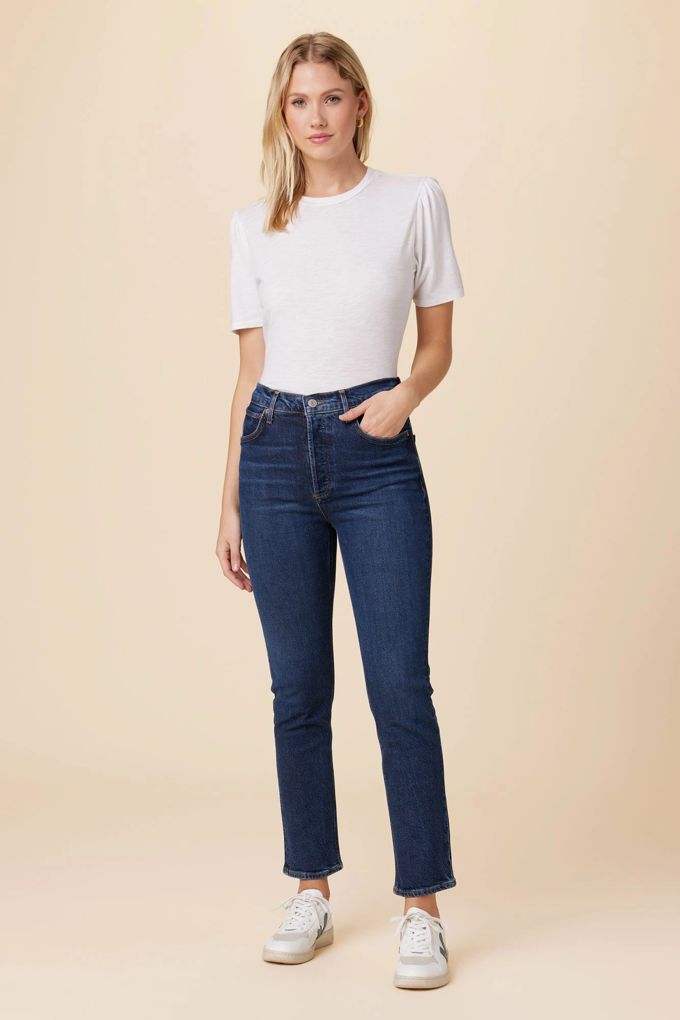 AGOLDE Riley High Rise Straight Long Jean - Divided 4 AGOLDE Riley High Rise Straight Long Jean - Divided - Image 2