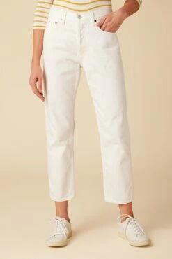 AGOLDE Parker Straight Crop Jean - Milkshake