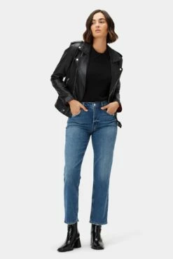 AGOLDE Kye Mid Rise Straight Crop - Notions -AMOUR VERT Sales 3RDPA6070 Kye Notion 4