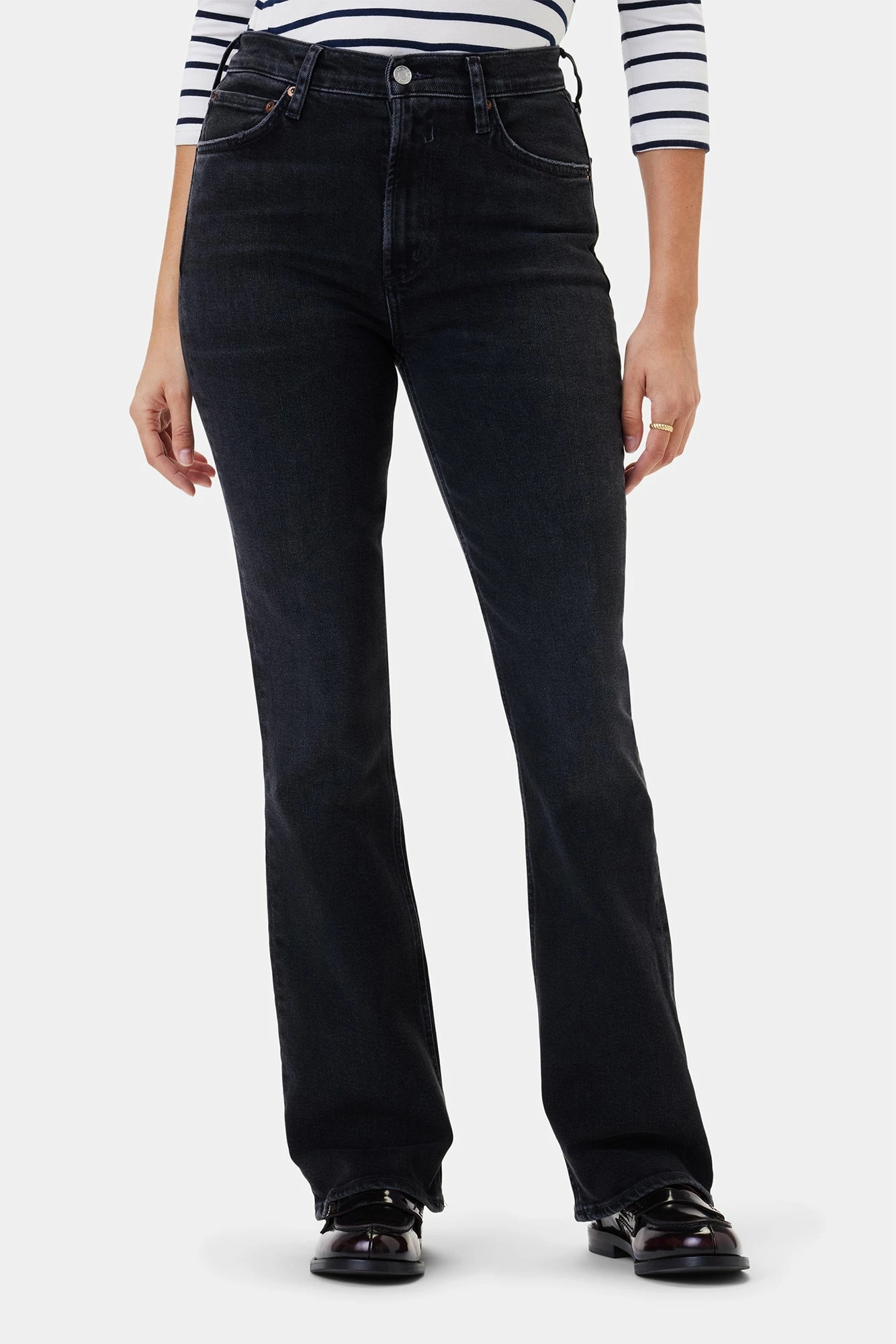 AGOLDE Nico High Rise Slim Boot - Hotline 3 AGOLDE Nico High Rise Slim Boot - Hotline