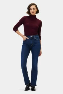 AGOLDE Nico High Rise Slim Boot - Song -AMOUR VERT Sales 3RDPA6099 Nico Boot Song 4