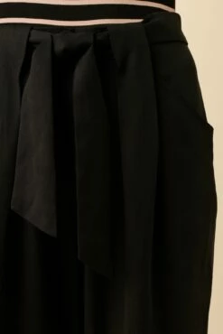 Anissa TENCEL™ Twill Pant - Black -AMOUR VERT Sales 4104R1 Anissa Tencel Twill Black 5