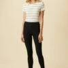 Magda Paris Rib Leggings - Black -AMOUR VERT Sales 4700 Magda Legging Black 4