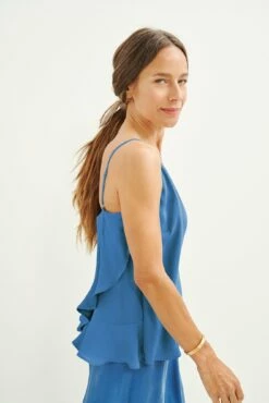 Lisbon Cupro Blouse - Slate -AMOUR VERT Sales 491 Lisbon Slate 1139 web 1526fd7a e3d9 40eb b54d a5e04faed101