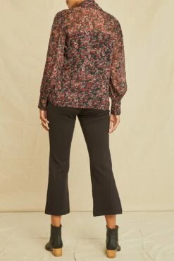 Lorenza Nouveau Silk Blouse -AMOUR VERT Sales 5028 Lorenza Joshua Tree Floral 0356 web