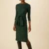Colombe 3/4 Sleeve Reverie Knit Dress - Forest Leopard -AMOUR VERT Sales 6054 3 4 Slv Colombe Forest Leopard 1
