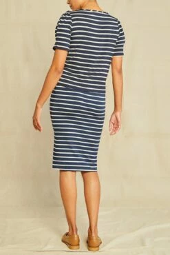 Yuma Dream Knit Skirt - Basque Stripe -AMOUR VERT Sales 6089 Yuma Harbor Stripe Basque 0433 web 1e5576b6 784c 4eb1 8ce8 4a2b13bef4ae