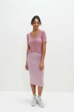 Yuma Dream Knit Skirt - Lilac