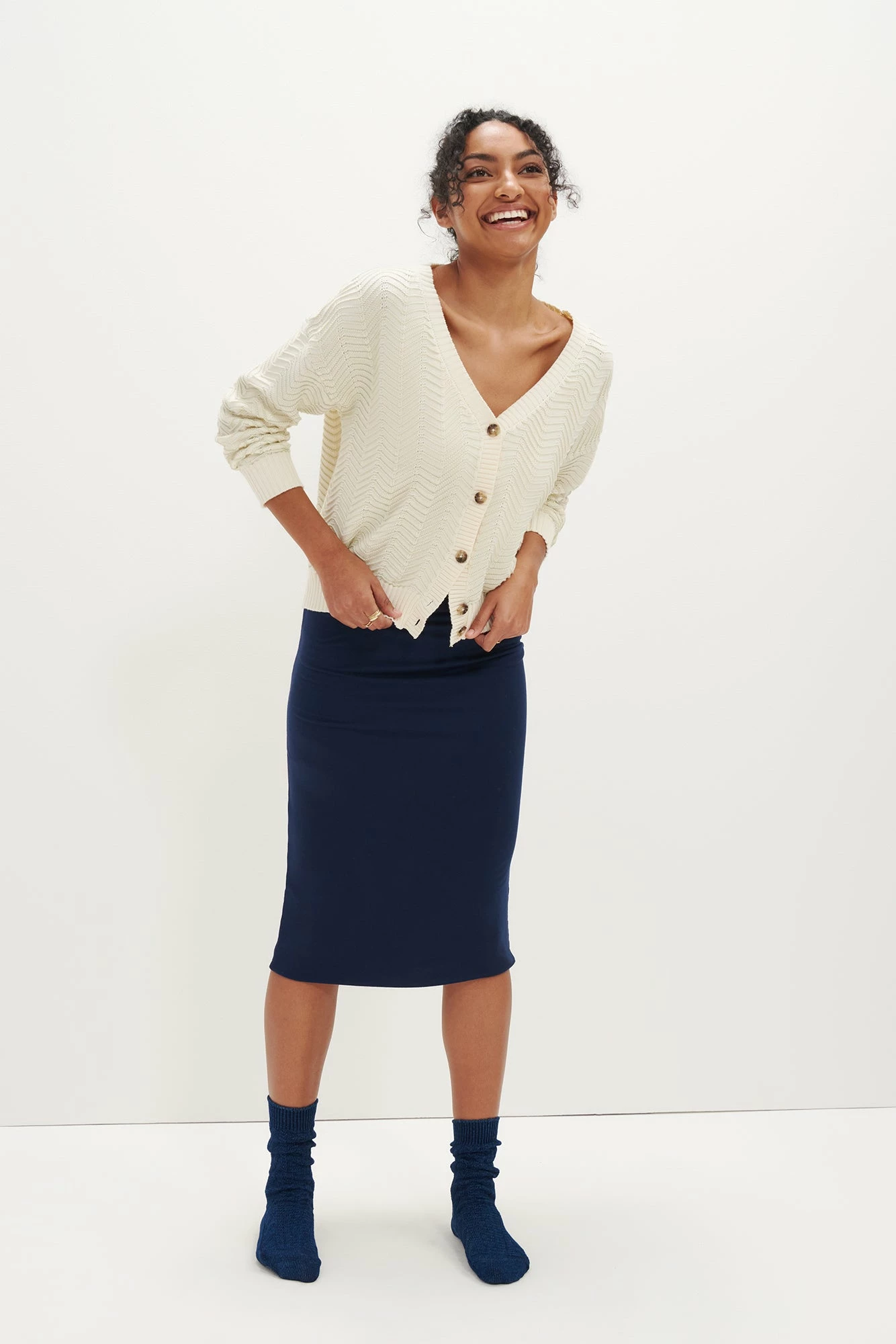Yuma Dream Knit Skirt - Ocean 3 Yuma Dream Knit Skirt - Ocean