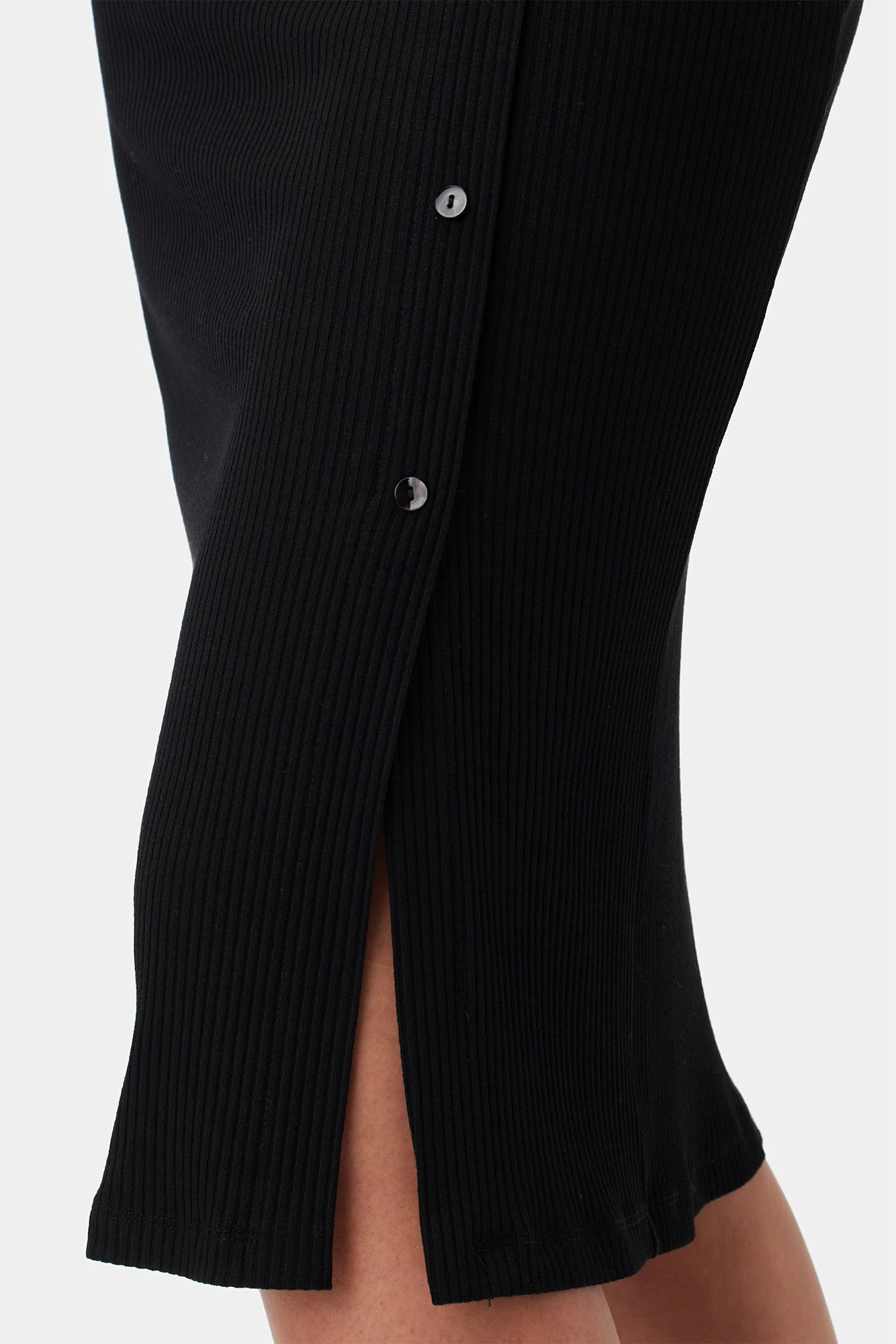 Gadot Paris Rib Skirt - Black 7 Gadot Paris Rib Skirt - Black - Image 5