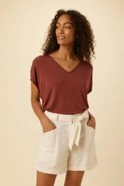 Mayr Dream Knit Tee - Earth