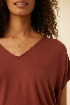 Mayr Dream Knit Tee - Earth -AMOUR VERT Sales 7044 Mayr Earth 4