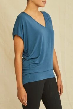 Mayr Dream Knit Tee - Azure -AMOUR VERT Sales 7044 Mayr Ocean 2944 web 3949893c 6340 406d a489 e71b03c761e0