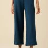Eugenia Luxe Fleece Pant - Azure -AMOUR VERT Sales 716 Eugenia Luxe Azure 1