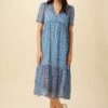 Ravello Nouveau Silk Dress - Brooklyn Floral -AMOUR VERT Sales 7545 Ravello Brooklyn 1