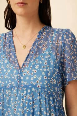 Ravello Nouveau Silk Dress - Brooklyn Floral -AMOUR VERT Sales 7545 Ravello Brooklyn 4