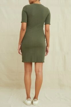 Mylene Pointelle Rib Dress - Calla Green -AMOUR VERT Sales 7550MyleneCallaGreen 1021 web d3fc7b0a 93c5 4f7e 9565 f5ea1bc5efa3
