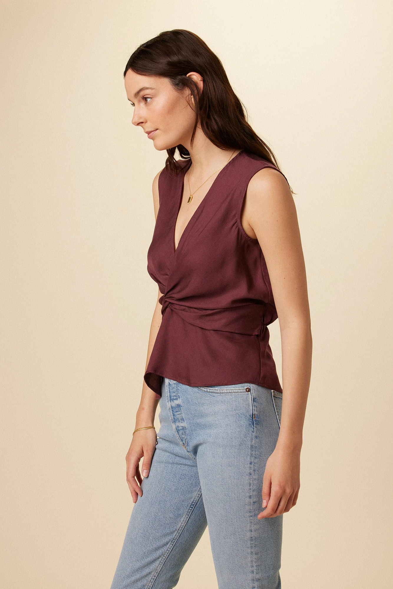 Clemence Tencel Blouse - Sepia 4 Clemence Tencel Blouse - Sepia - Image 2