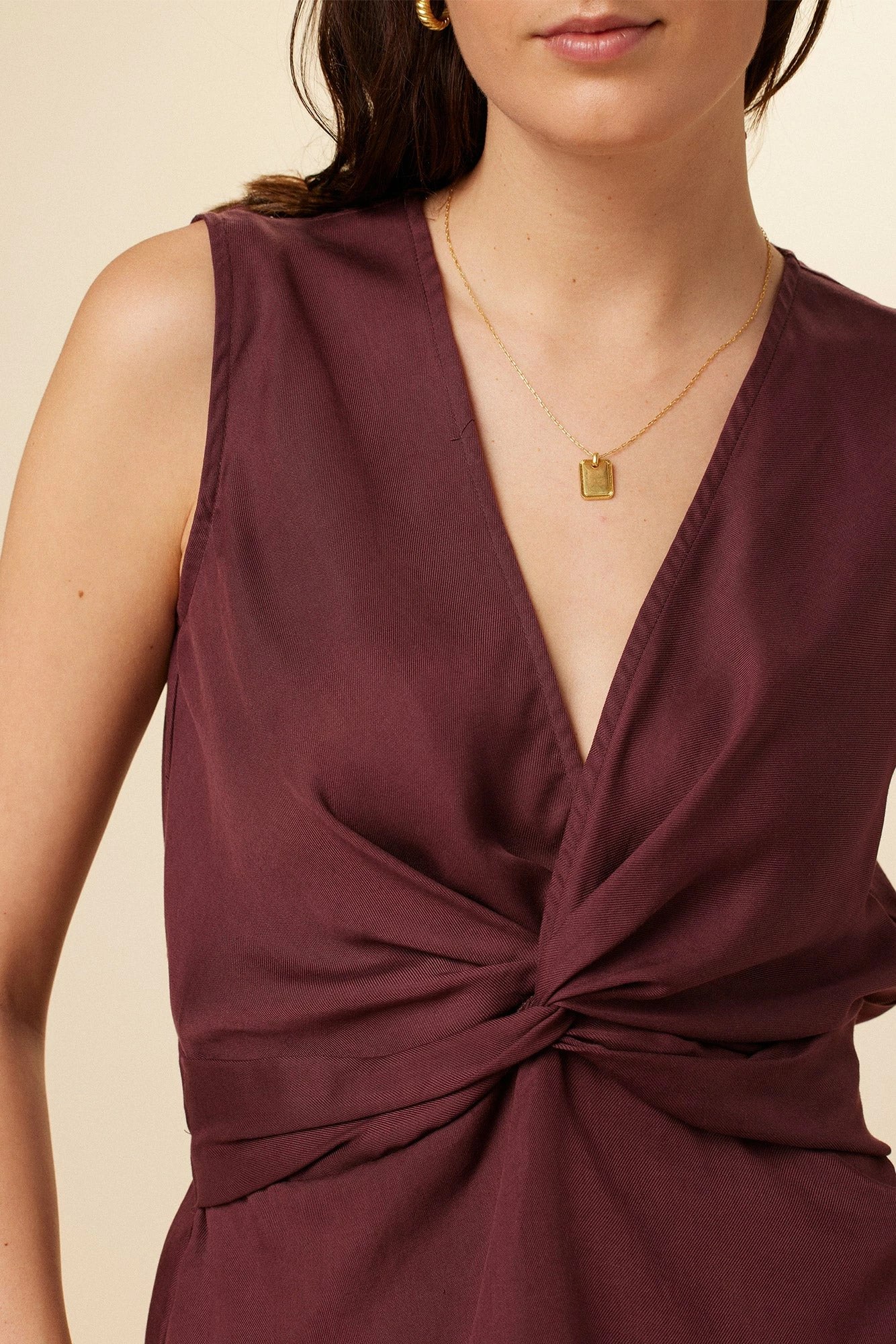 Clemence Tencel Blouse - Sepia 6 Clemence Tencel Blouse - Sepia - Image 4