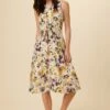 Margot Washable Silk Dress - Isabella Floral 1 Margot Washable Silk Dress - Isabella Floral -AMOUR VERT Sales 7910 Margot Silk Isabella Floral 1