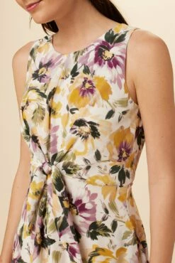 Margot Washable Silk Dress - Isabella Floral -AMOUR VERT Sales 7910 Margot Silk Isabella Floral 4