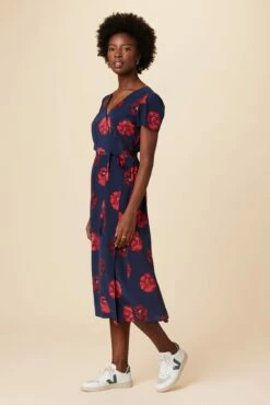 Ellie Washable Silk Dress - Albany Floral -AMOUR VERT Sales 7912R1 Ellie Albany Floral 2