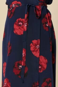 Ellie Washable Silk Dress - Albany Floral -AMOUR VERT Sales 7912R1 Ellie Albany Floral 5
