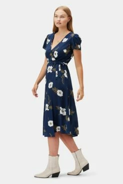 Ellie Washable Silk Dress - Luna -AMOUR VERT Sales 7912 Ellie Luna 2