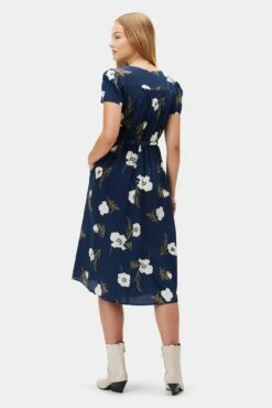 Ellie Washable Silk Dress - Luna -AMOUR VERT Sales 7912 Ellie Luna 3
