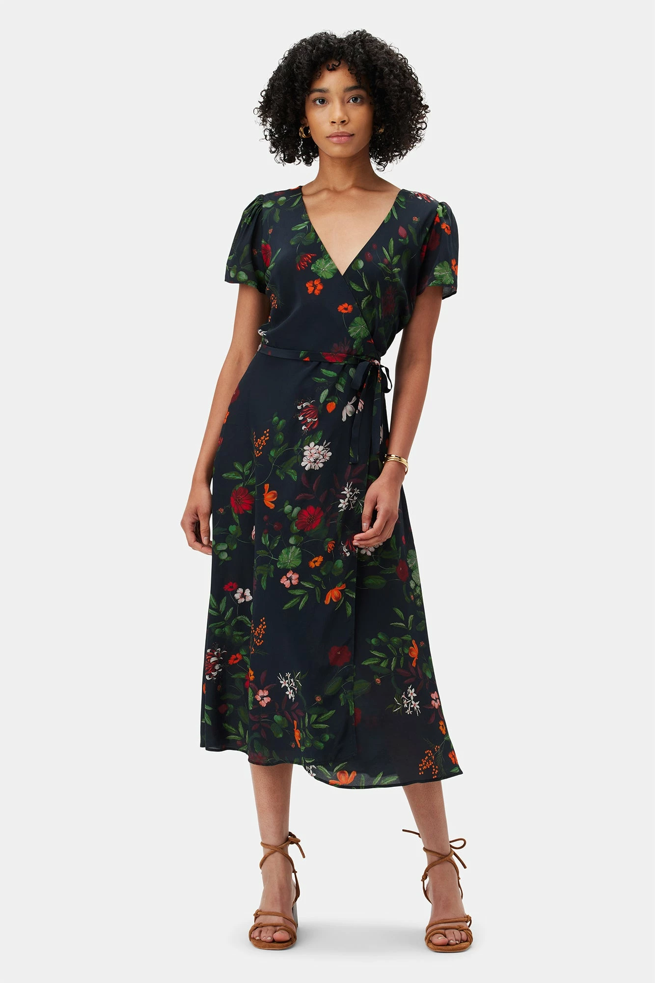 Ellie Washable Silk Dress - Osaka Floral 3 Ellie Washable Silk Dress - Osaka Floral