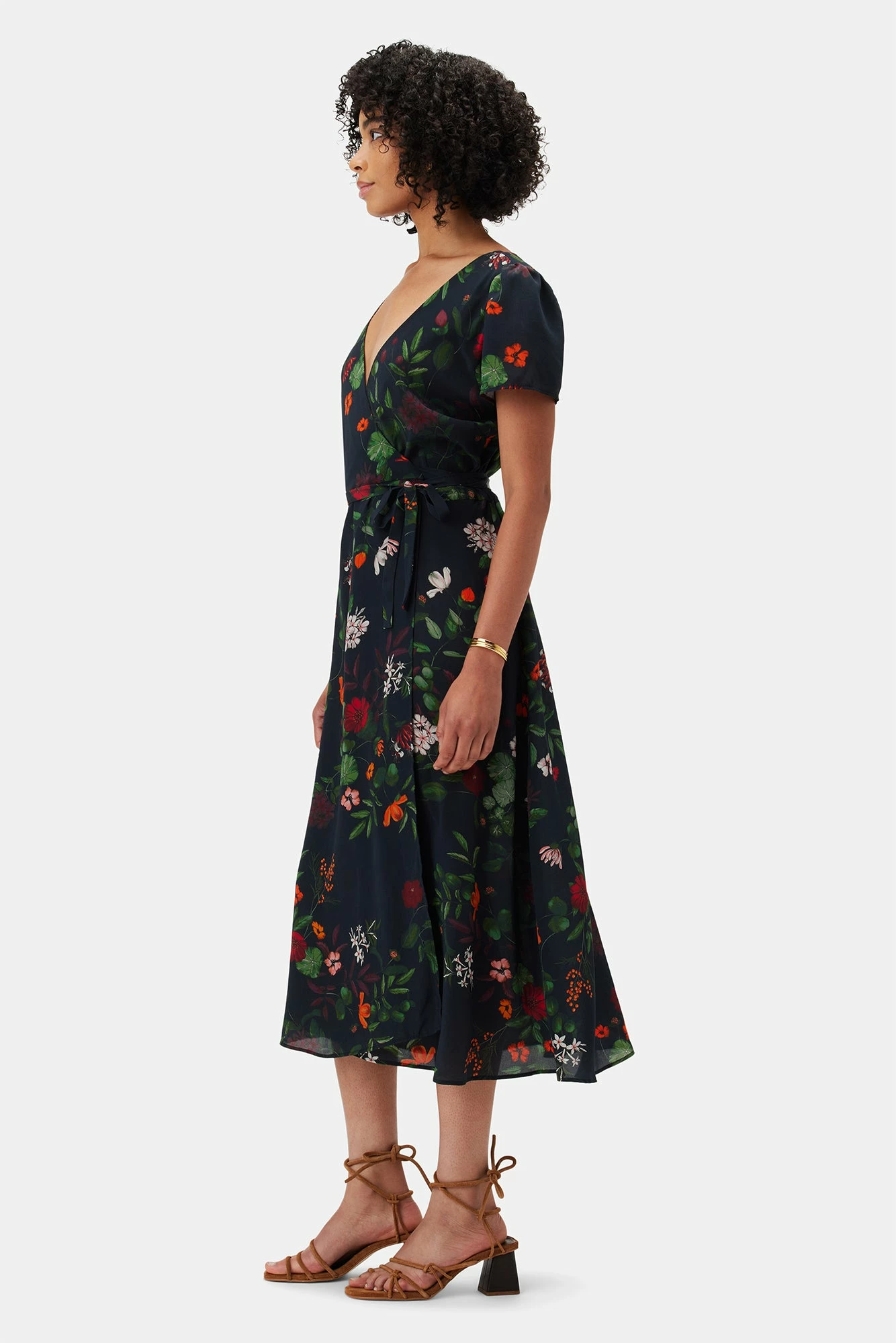 Ellie Washable Silk Dress - Osaka Floral 4 Ellie Washable Silk Dress - Osaka Floral - Image 2