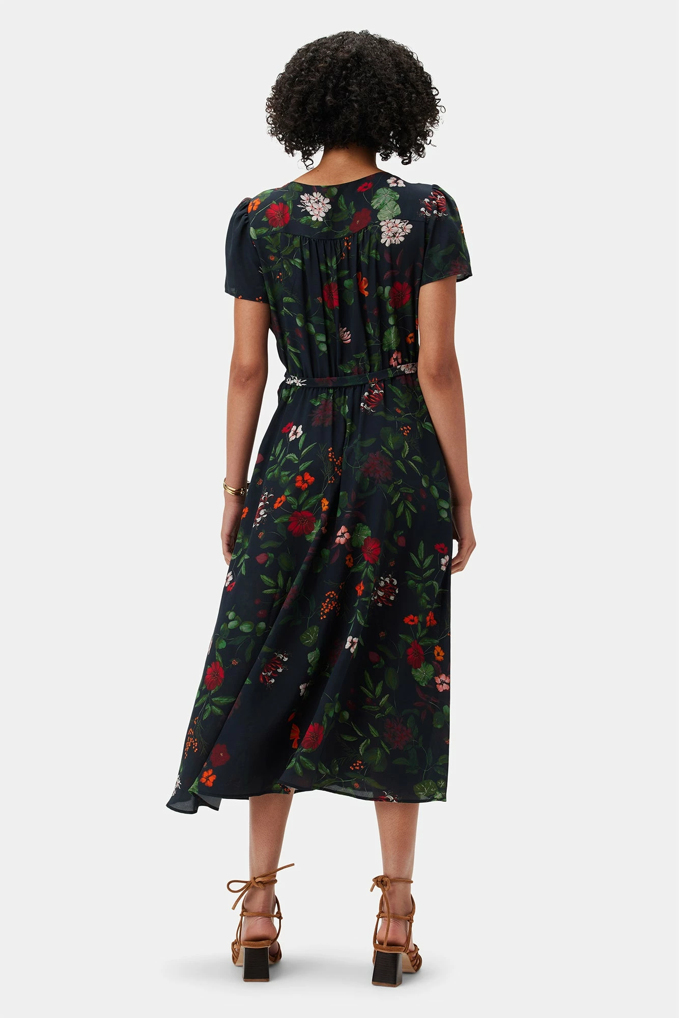 Ellie Washable Silk Dress - Osaka Floral 5 Ellie Washable Silk Dress - Osaka Floral - Image 3