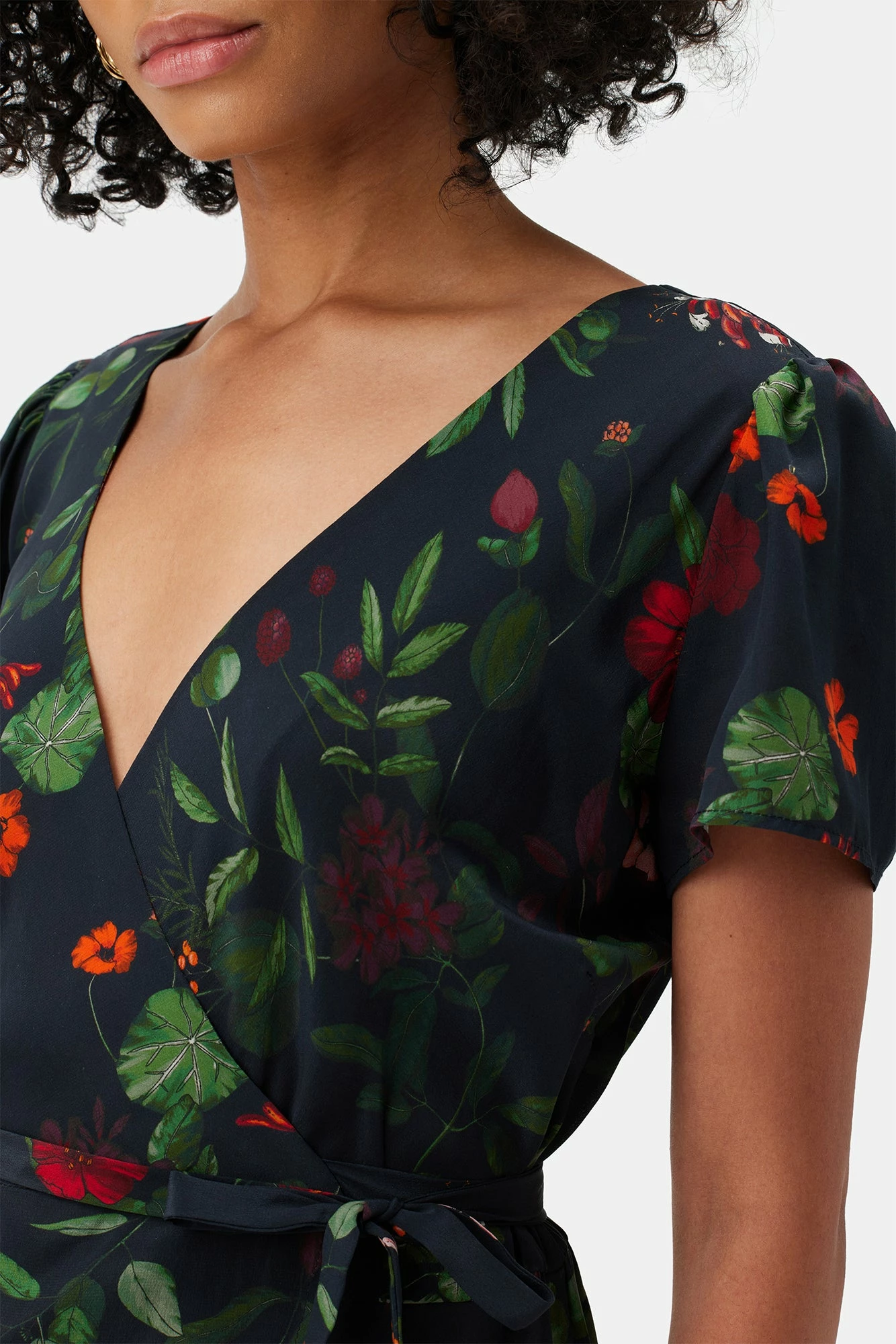 Ellie Washable Silk Dress - Osaka Floral 6 Ellie Washable Silk Dress - Osaka Floral - Image 4