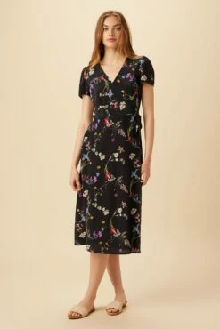 Ellie Washable Silk Dress - Marin Floral