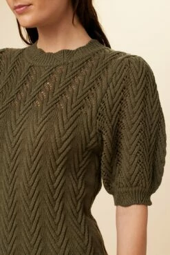 Bella Organic Cotton Dress - Calla Green -AMOUR VERT Sales 7915 Bella OL ONLY Calla Green 4