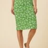 Felicia Reverie Knit Skirt - Hayes Floral 2 Felicia Reverie Knit Skirt - Hayes Floral -AMOUR VERT Sales 7932 Felicia Hayes Floral 1