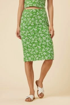 Felicia Reverie Knit Skirt - Hayes Floral