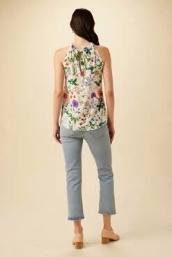 Hayden Washable Silk Blouse - Stella Floral White 9 Hayden Washable Silk Blouse - Stella Floral White -AMOUR VERT Sales 7934 Hayden Stella White 3