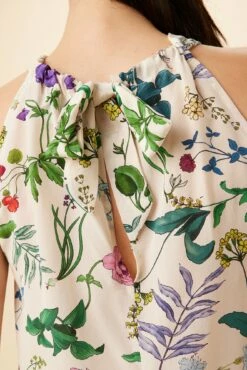 Hayden Washable Silk Blouse - Stella Floral White 11 Hayden Washable Silk Blouse - Stella Floral White -AMOUR VERT Sales 7934 Hayden Stella White 5