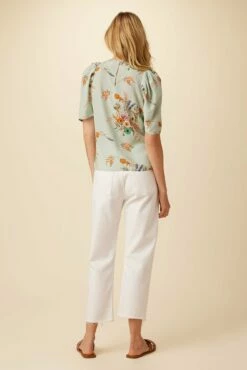 Sylvia Washable Silk Blouse - Cannes Floral 10 Sylvia Washable Silk Blouse - Cannes Floral -AMOUR VERT Sales 7935 Sylvia Silk Cannes Floral 3