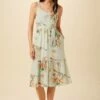 Alessandra Washable Silk Dress - Cannes Floral 2 Alessandra Washable Silk Dress - Cannes Floral -AMOUR VERT Sales 7943 Alessandra Cannes Floral 1