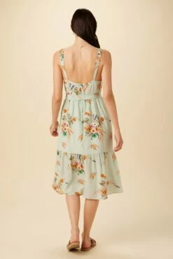 Alessandra Washable Silk Dress - Cannes Floral 8 Alessandra Washable Silk Dress - Cannes Floral -AMOUR VERT Sales 7943 Alessandra Cannes Floral 3