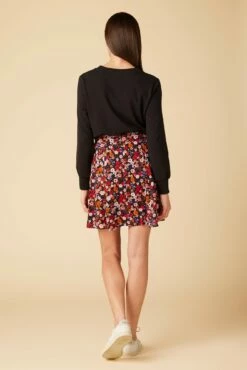 Kendra Ecovero Skirt - Villa Floral 10 Kendra Ecovero Skirt - Villa Floral -AMOUR VERT Sales 7958R1 Kendra Lined Villa Floral 3