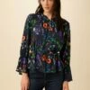 Paige Ecovero Blouse - Stella Floral Navy 1 Paige Ecovero Blouse - Stella Floral Navy -AMOUR VERT Sales 7967 Paige Stella Navy 1
