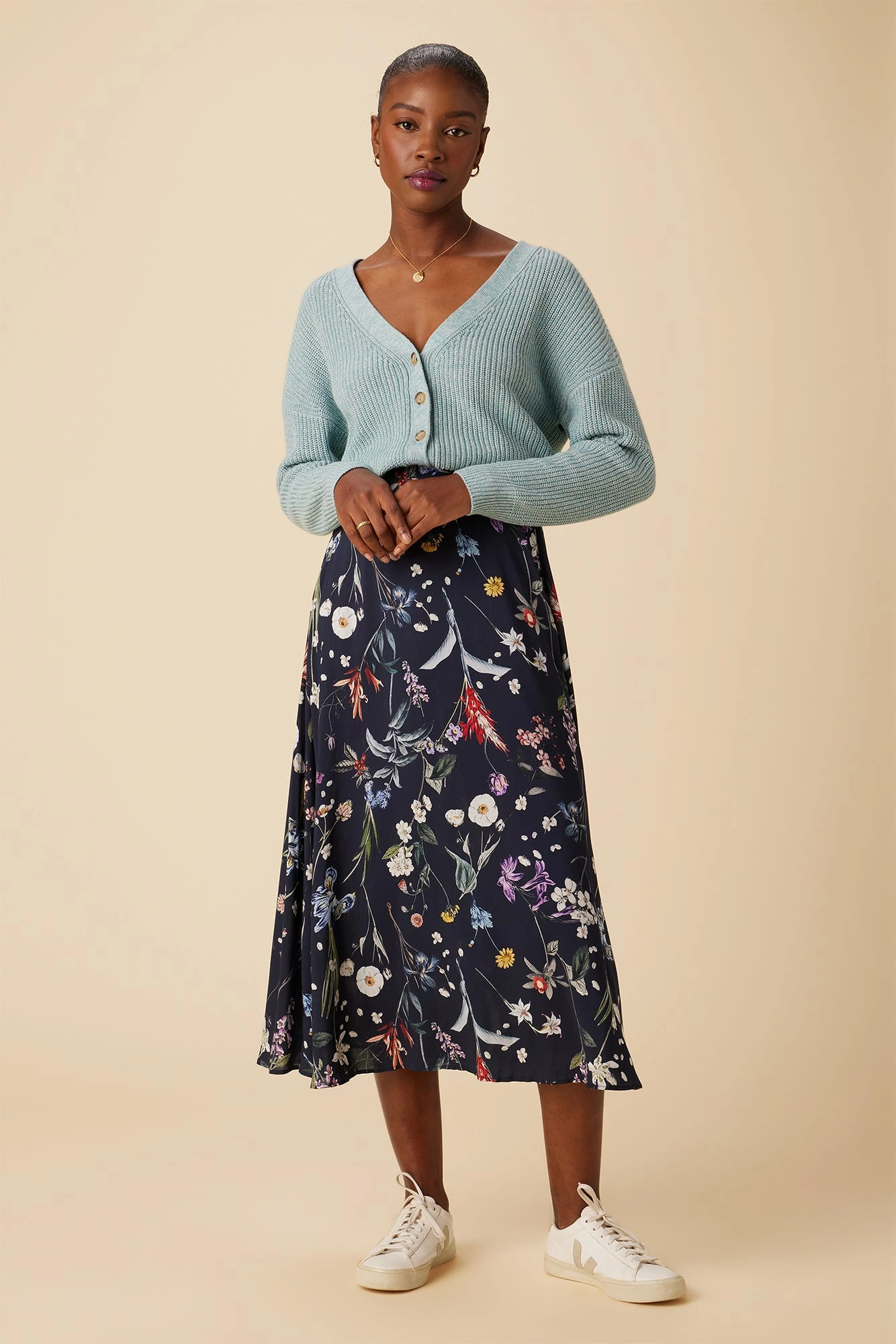 Blaze Ecovero Skirt - Gemini Navy 4 Blaze Ecovero Skirt - Gemini Navy - Image 2