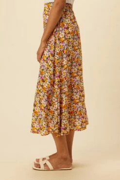 Blaze Ecovero Skirt - Mendocino -AMOUR VERT Sales 7969 Blaze Viscose Mendocino 2