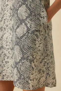 Shanna Washable Silk Dress - Serpentine -AMOUR VERT Sales 796 Shanna Serpentine 4