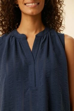 Alicia Tencel Blouse - Black Iris -AMOUR VERT Sales 7976 Alicia Black Iris 4