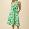 Keira Viscose Midi Dress - Bloomsbury -AMOUR VERT Sales 7987 Keira Bloomsbury 1